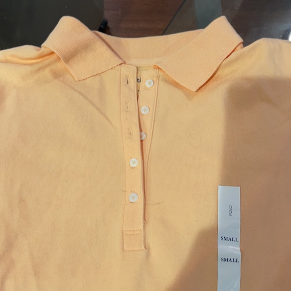 Croft & Barrow orange polo small NWT - Picture 2 of 4